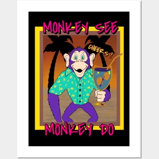 The Drunken Monkey Posters and Art